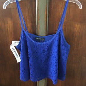 Paradise Periwinkle Blue lined Camisole